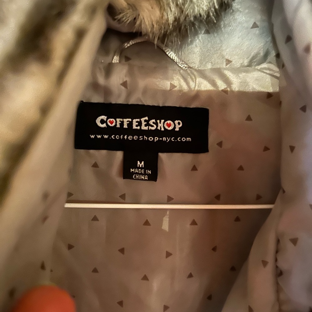 CoffeeShop Gray Patterned Jacket - Picture 3 of 4